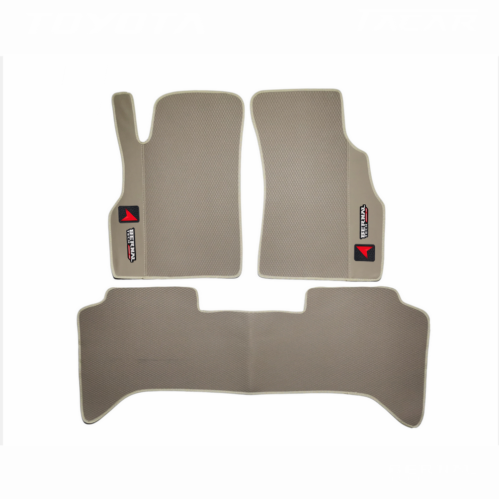 TAPETE PARA CARRO TACAR PREMIUM TOYOTA HILUX VIGO 2007-2015 BEIGE