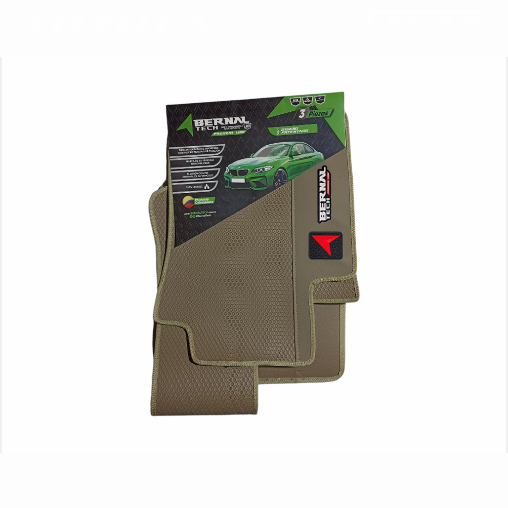 TAPETE PARA CARRO TACAR PREMIUM TOYOTA LAND CRUISER MACHO 4,5 2020 BEIGE