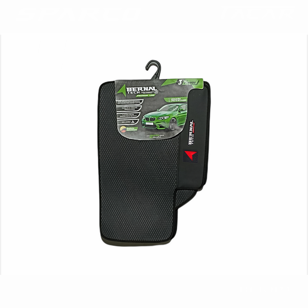 TAPETE PARA CARRO TACAR PREMIUM UNIVERSALES SPARCO ROJO MARQUILLA SEPARADA