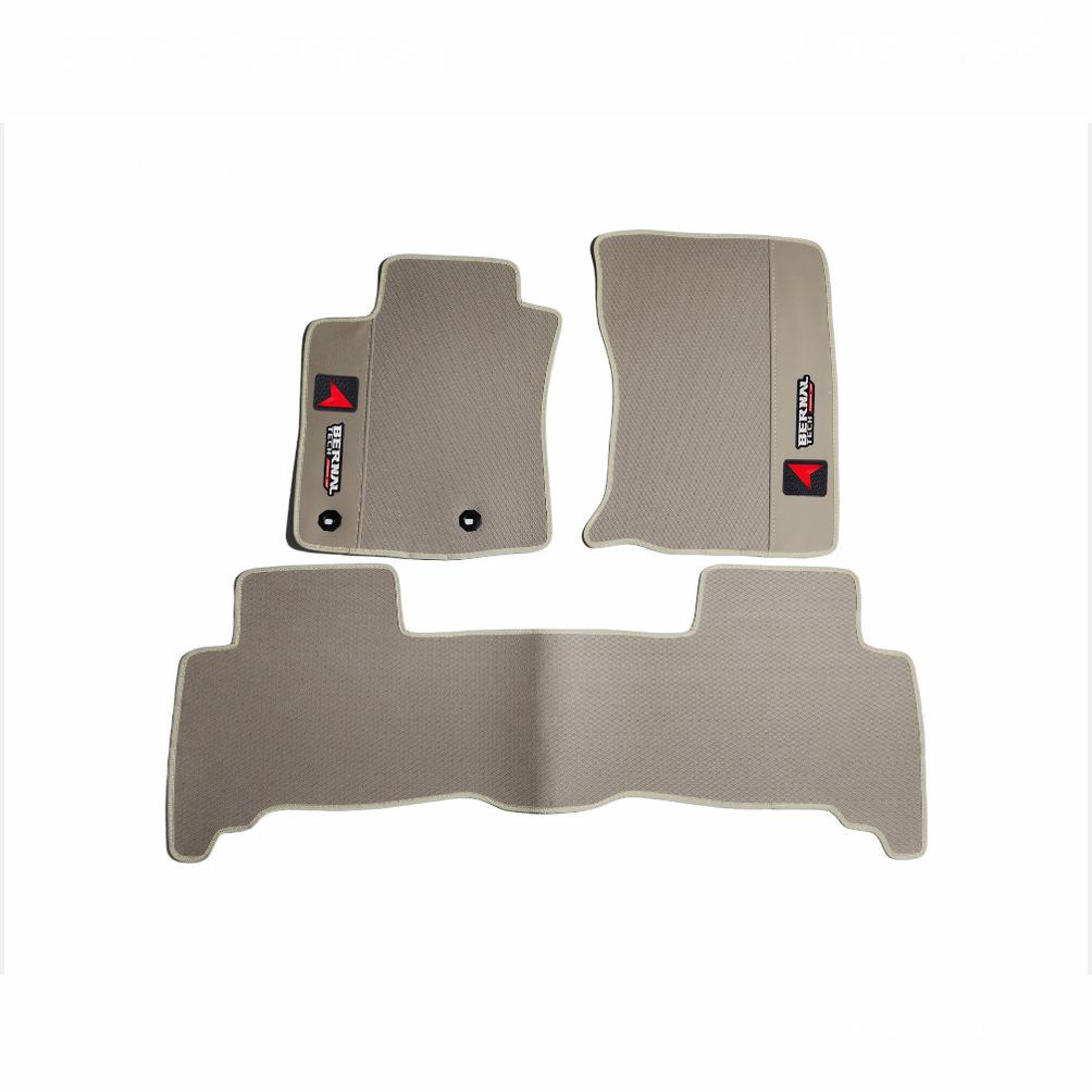 TAPETE PARA CARRO TACAR PREMIUM TOYOTA PRADO TX-L SIN EXTINTOR BEIGE