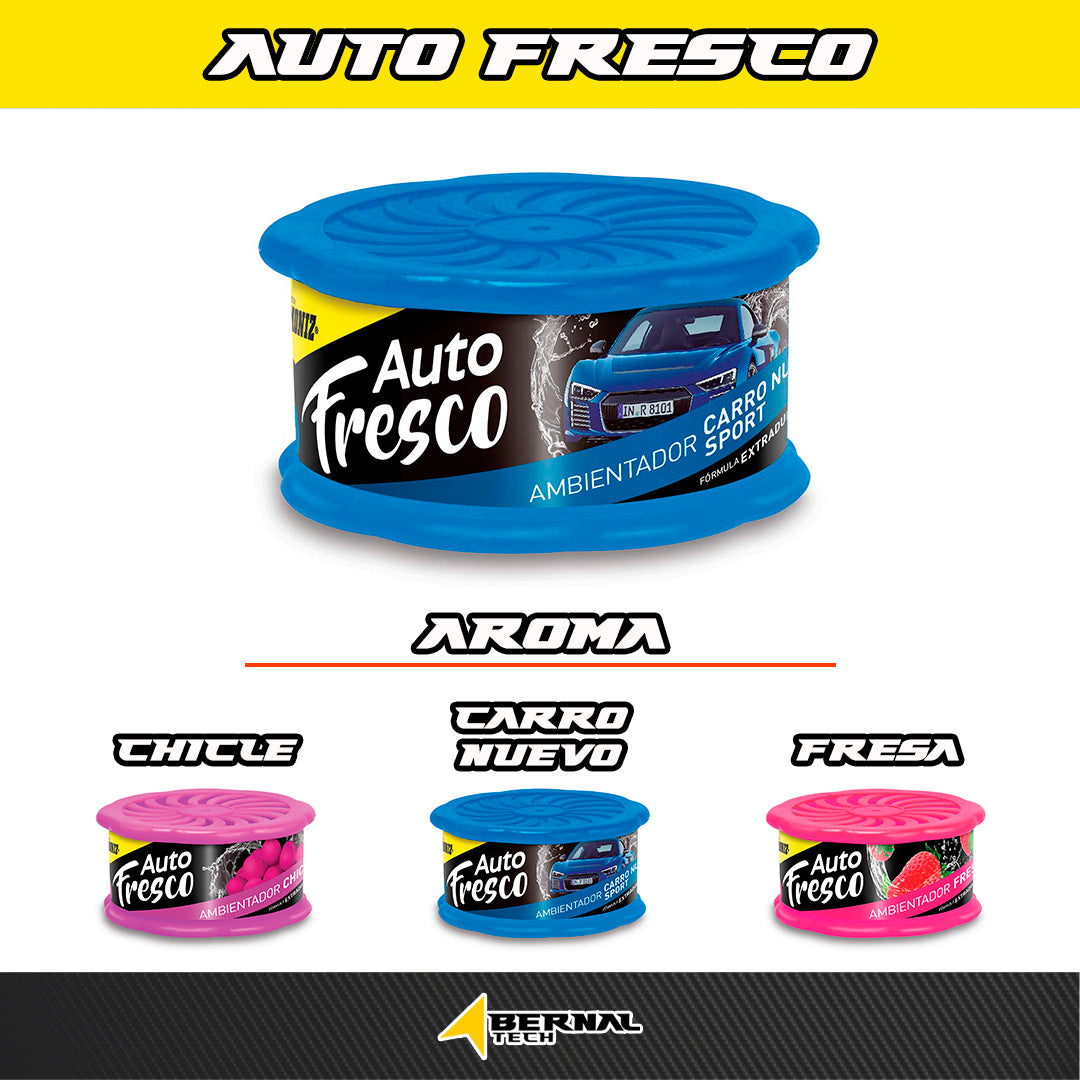 AMBIENTADOR AUTO FRESCO GEL