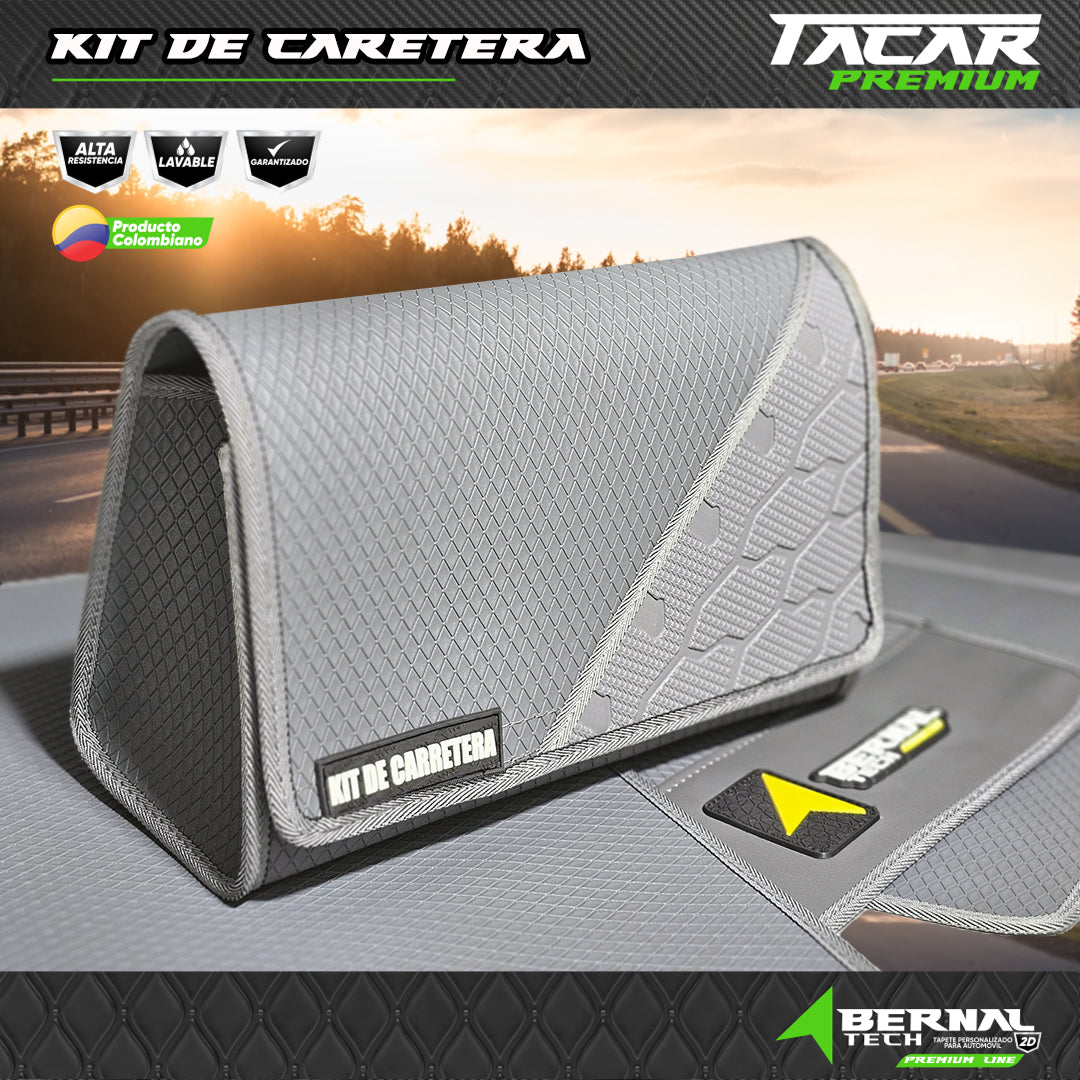 MALETIN PARA KIT DE CARRETERA TACAR PREMIUM GRIS