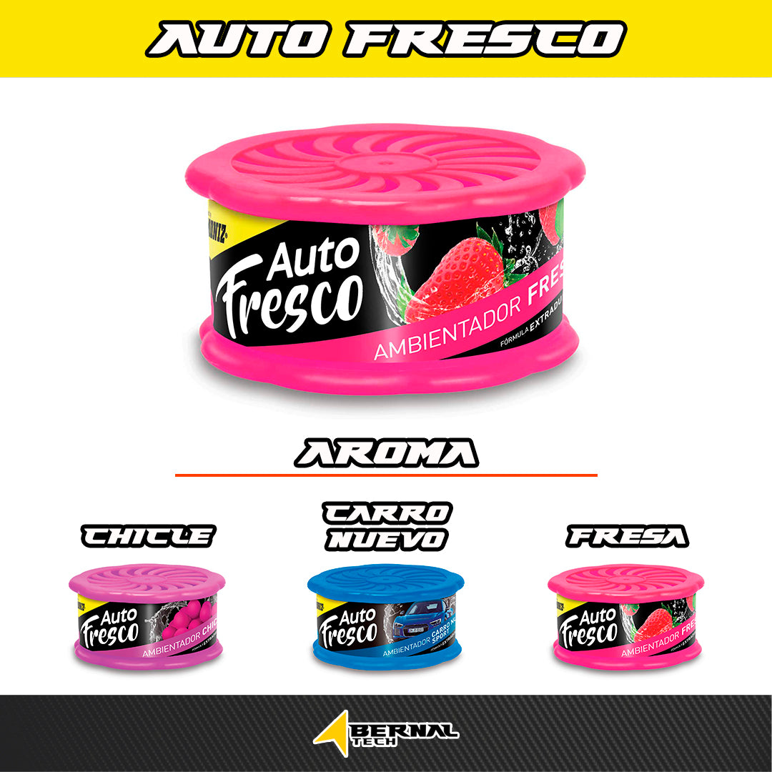 AMBIENTADOR AUTO FRESCO GEL